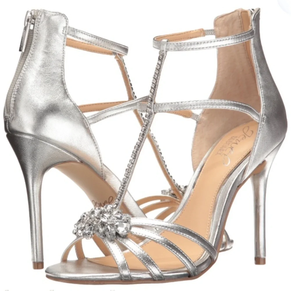 Jewel Badgley Mischka Hazel II Embellished Heels